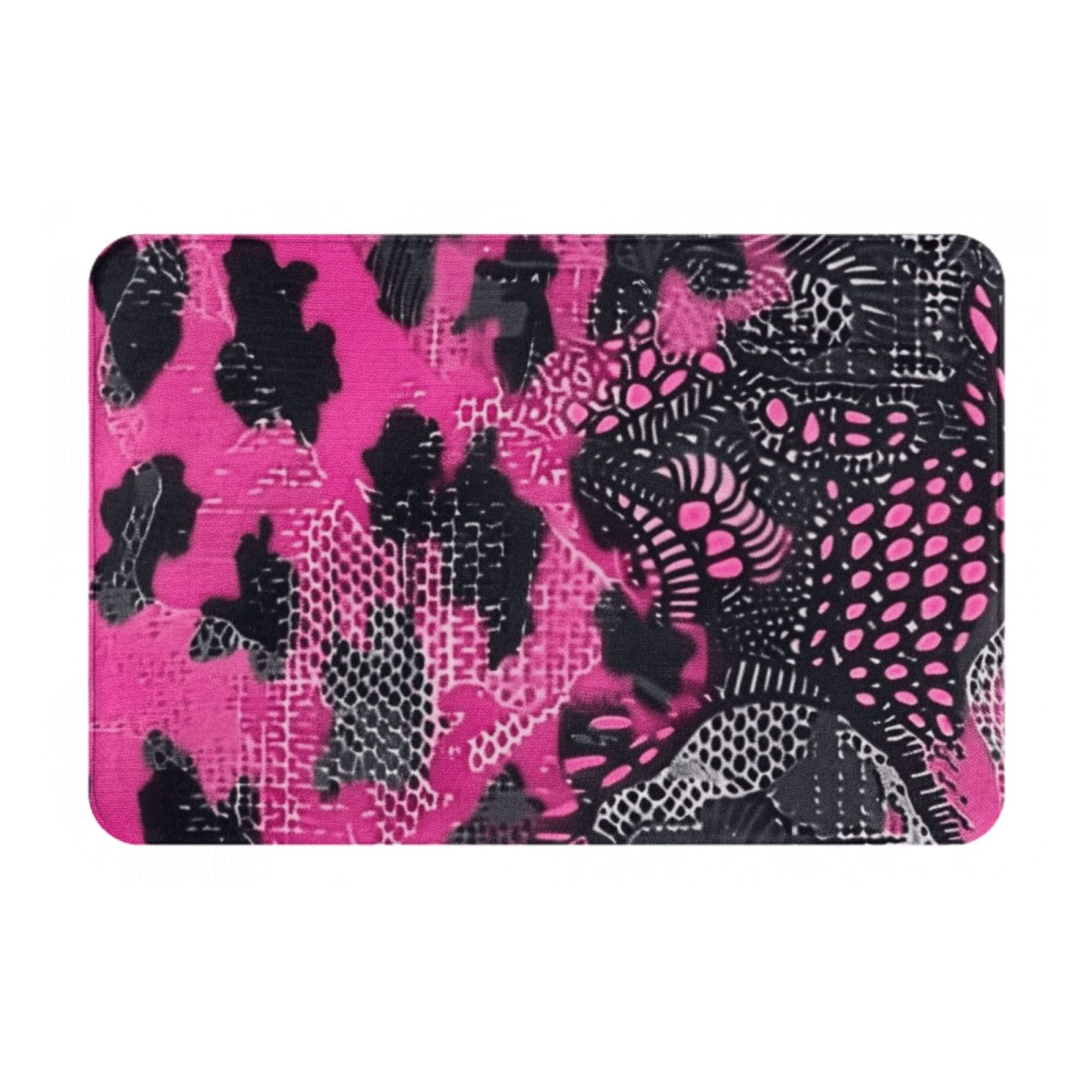 A closeup of artistic abstraction Bathroom anti slip bath mat, living