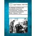 thumbnail image 1 of A collection of forms and precedents other than conveyancing, company, local government and practice forms. Volume 1 of 2 (Paperback), 1 of 1