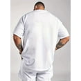 thumbnail image 1 of A comfortable American solid-color short-sleeved crew collar T-shirt - a simple and elegant summer sports men's T-shirt, machine washable, S-XXL, 1 of 5