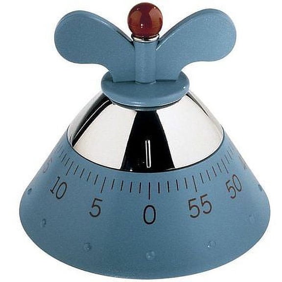 A di Alessi Michael Graves Mechanical Kitchen Timer - Blue