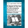 thumbnail image 1 of A digest of the law of real property. Volume 6 of 7 (Paperback), 1 of 1
