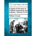 thumbnail image 1 of A digest of the laws of England respecting real property. Volume 2 of 6 (Paperback), 1 of 1