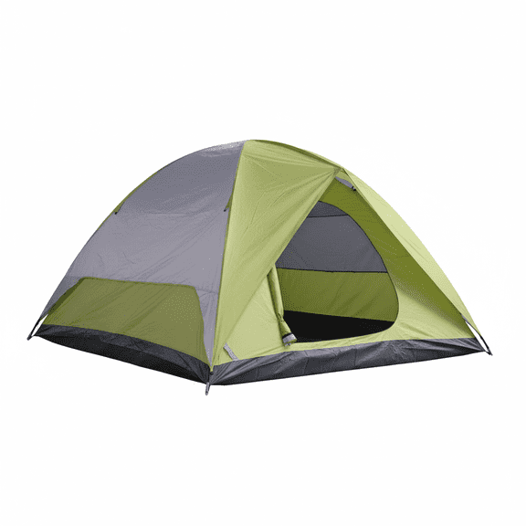 A double-pole tent for four people