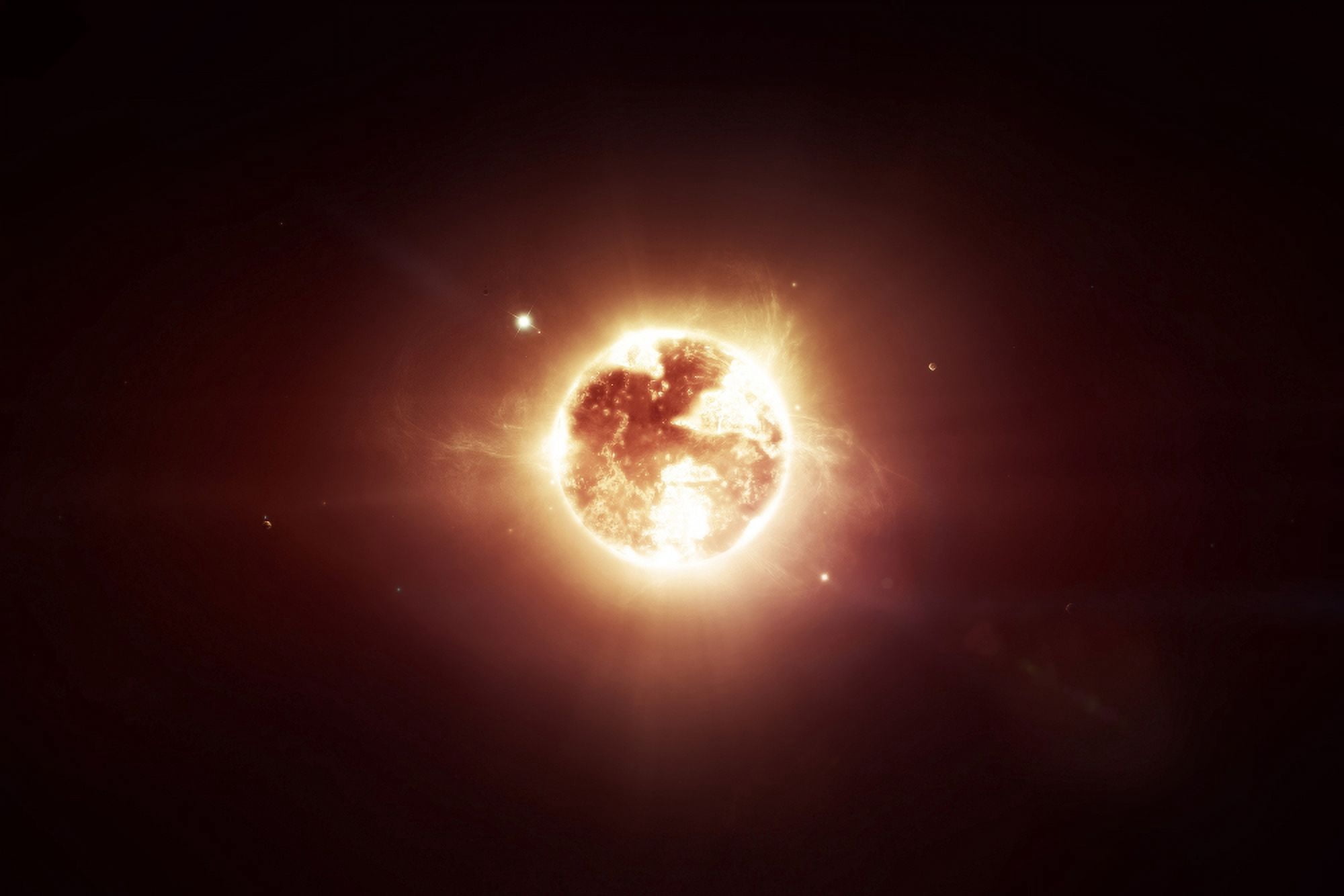 A dying star which will soon give new beginning to a black hole Canvas Art - Tomasz DabrowskiStocktrek Images (17 x 12)