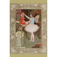 thumbnail image 1 of A fairy puts the finishing touches on a Christmas gift, a doll. Poster Print by Marie Louise Kirk (18 x 24), 1 of 1