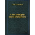 thumbnail image 1 of A few thoughts about Shakspeare (Paperback), 1 of 1