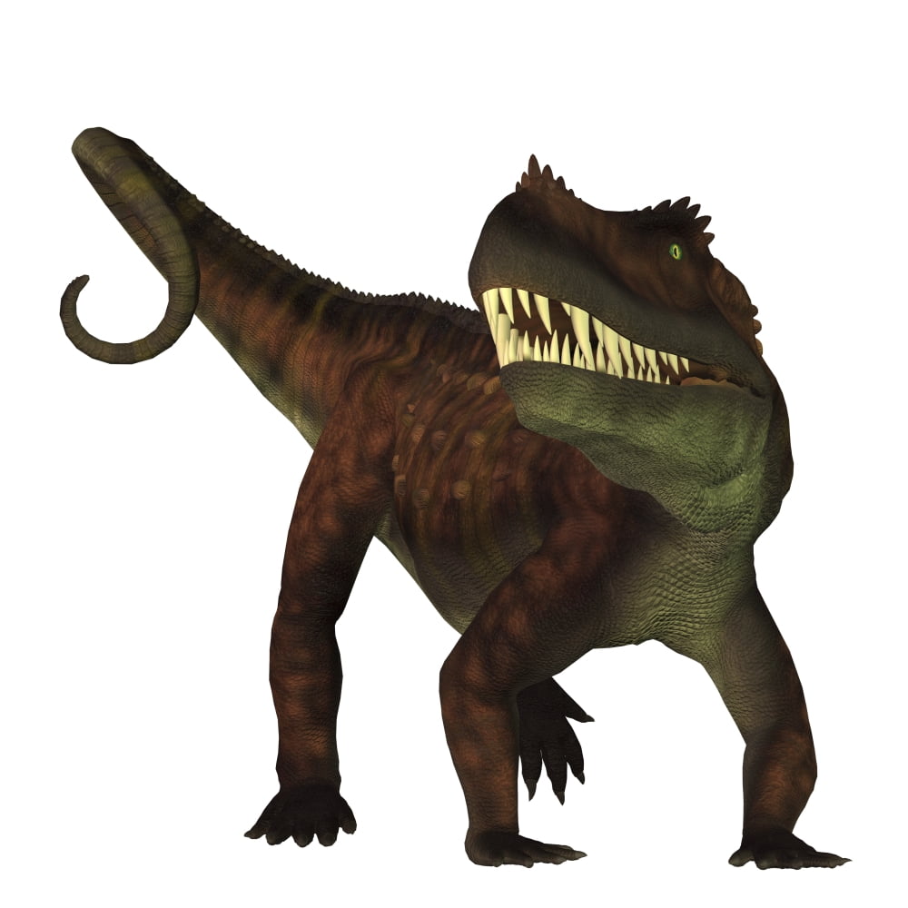 A fierce Prestosuchus dinosaur Canvas Art - Corey FordStocktrek Images (28 x 28)