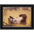 thumbnail image 1 of A flood 24x20 Black Ornate Wood Framed Canvas Art by Millais, John Everett, 1 of 2