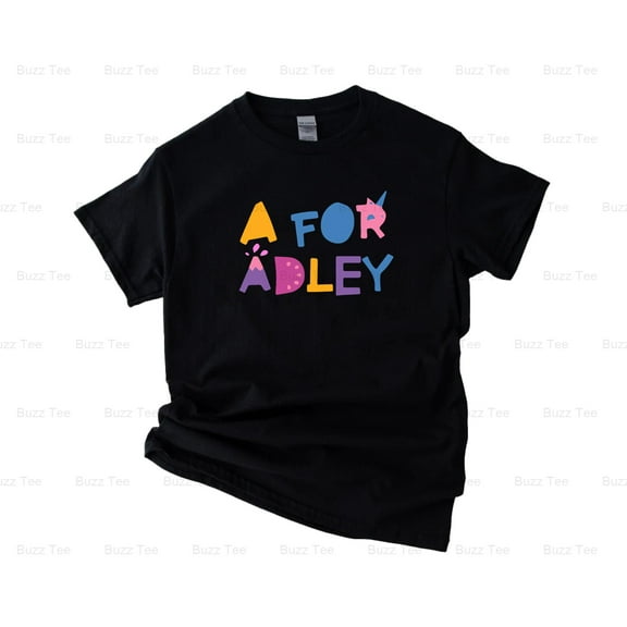 A for Adley Famous Family YouTuber Channel Fan Graphic Gift V40687 New Unisex T-Shirt, up to 5XL