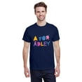thumbnail image 1 of A for Adley Funny YouTuber Family Friendly Channel Fan Unisex T-Shirt, for men & women, up to size 5XL, 1 of 3