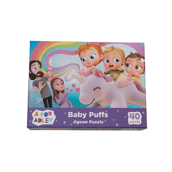 A for Adley's Official Merch Puzzle, Crazy Babies with Baby Puffs Jigsaw Puzzle