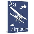 thumbnail image 1 of "A for Airplane" by Karen Zukowski Painting Print on Wrapped Canvas, 1 of 5