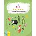 thumbnail image 1 of A for Animals: Educational coloring book - Animals letters A to Z - Ages 3-5, (Paperback), 1 of 1