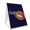 thumbnail image 1 of A-frame Sidewalk Acupuncture Sign With Graphics On Each Side | 24" X 36" Print Size, 1 of 3