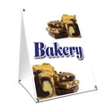 thumbnail image 1 of A-frame Sidewalk Bakery Sign With Graphics On Each Side | 18" X 24" Print Size, 1 of 3