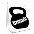 thumbnail image 1 of A-frame Sidewalk Crossfit Sign With Graphics On Each Side | 24" X 36" Print Size, 1 of 3