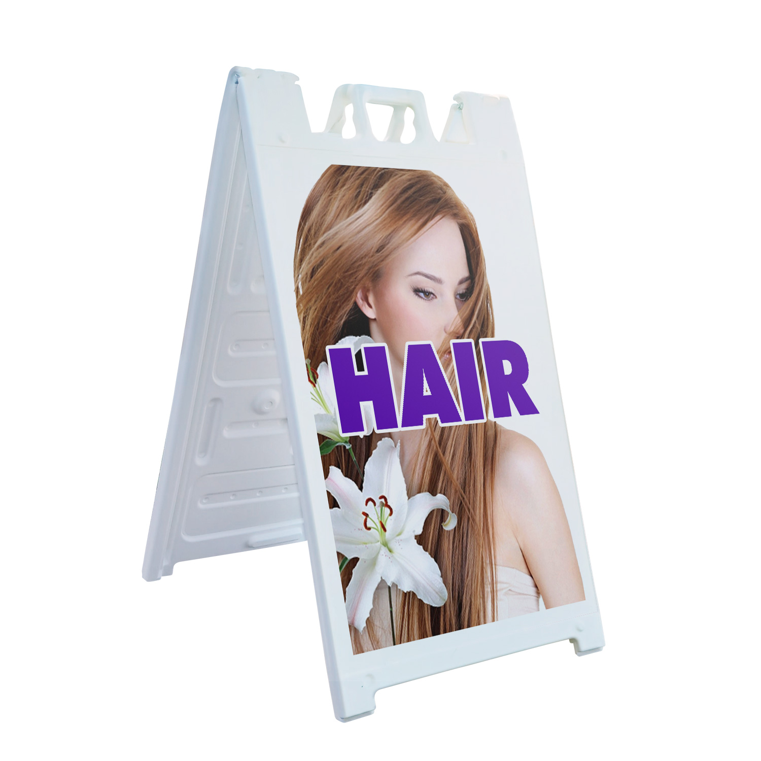 A-frame Sidewalk Hair 24