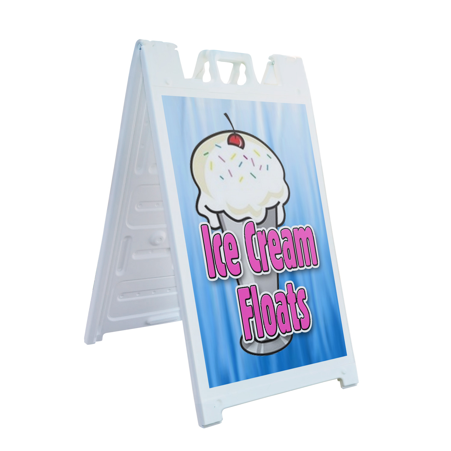 A-frame Sidewalk Ice Cream Floats 24