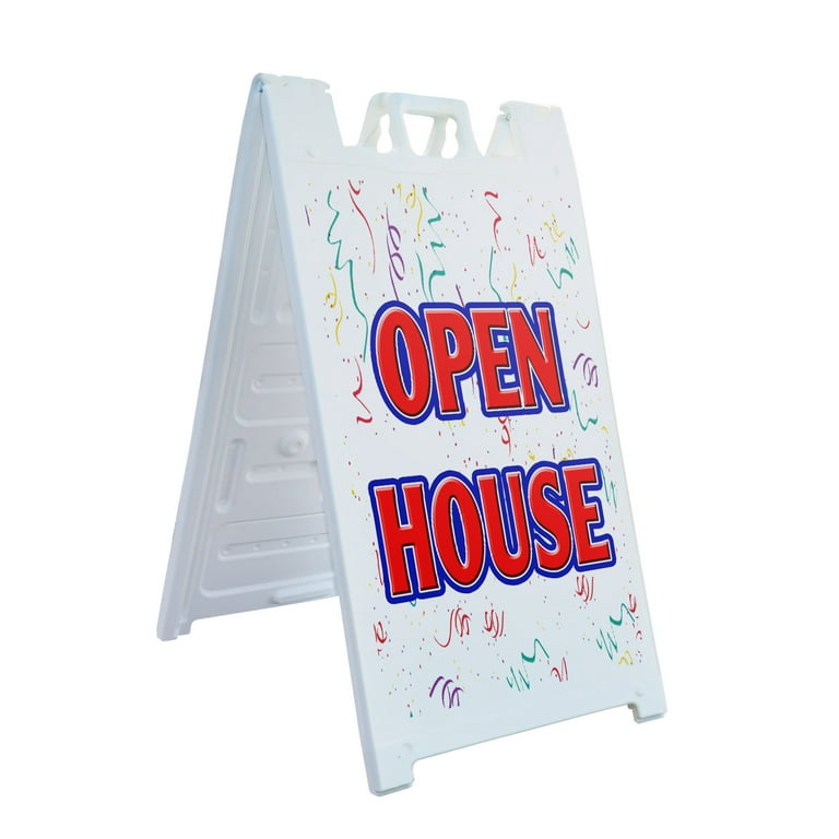 A-frame Sidewalk Open House 24