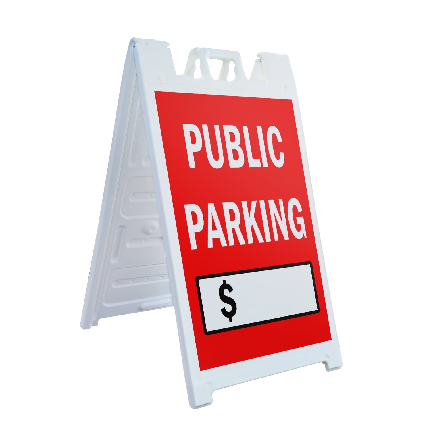 A-frame Sidewalk Public Parking With Price 24