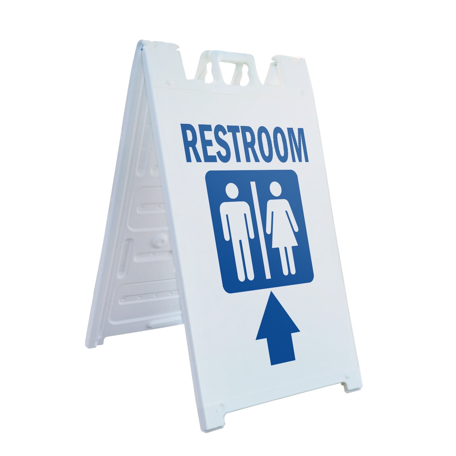 A-frame Sidewalk Restroom With Up Arrow 24