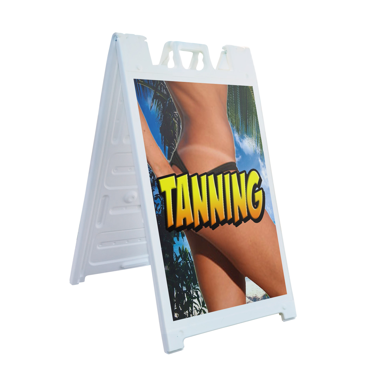 A-frame Sidewalk Tanning 24