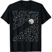 A funny robot vacuum cleans up stars on the Milky Way T-Shirt