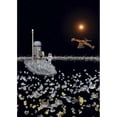thumbnail image 1 of A futuristic concept of mankind mining for minerals on the asteroid belt Poster Print by Mark Stevenson/Stocktrek Images, 1 of 1
