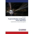 thumbnail image 1 of A generalization of Deutch-Jozsa algorithm (Paperback), 1 of 1