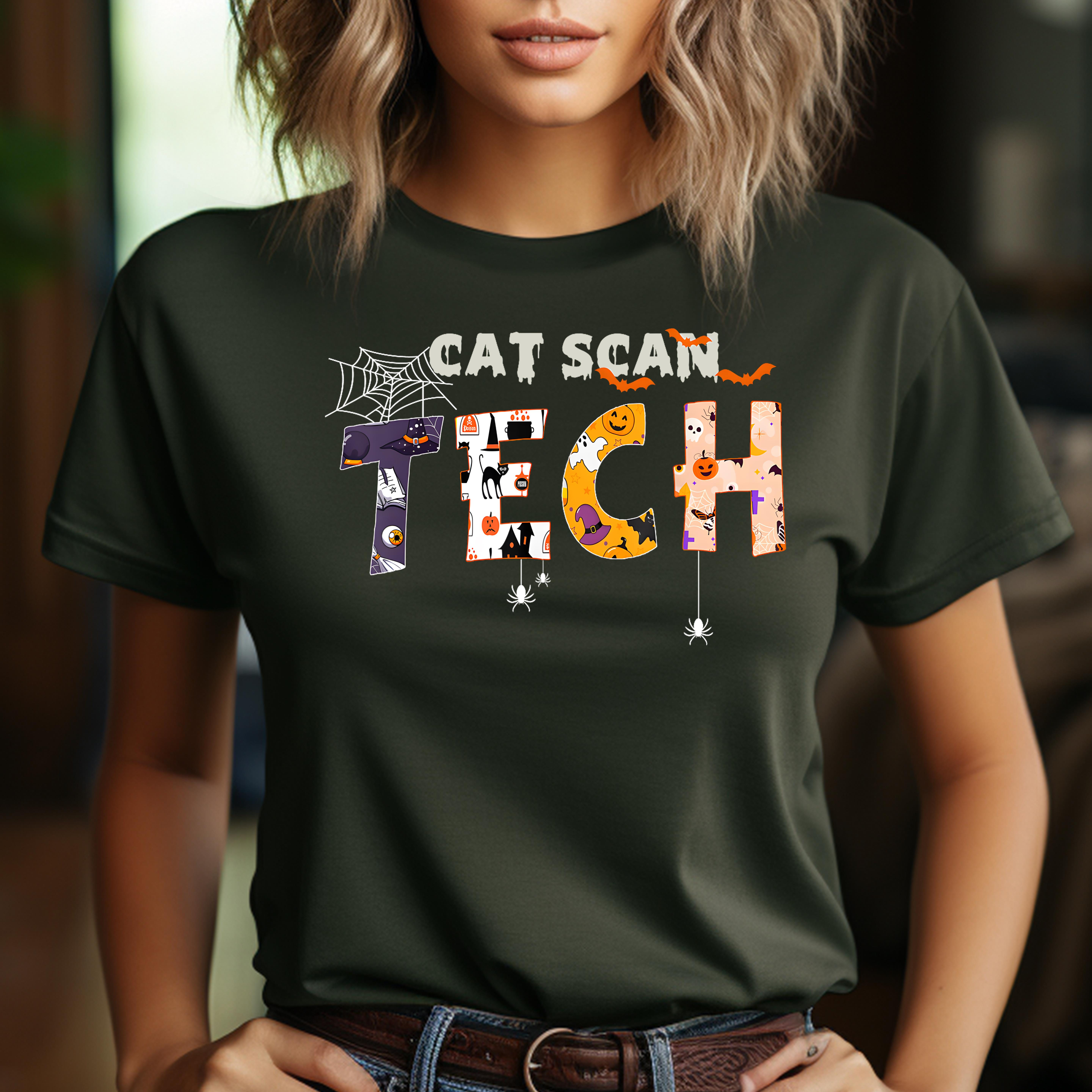 A gift for you, Cat Scan Tech Spider Fly Bat Funny Halloween Costume