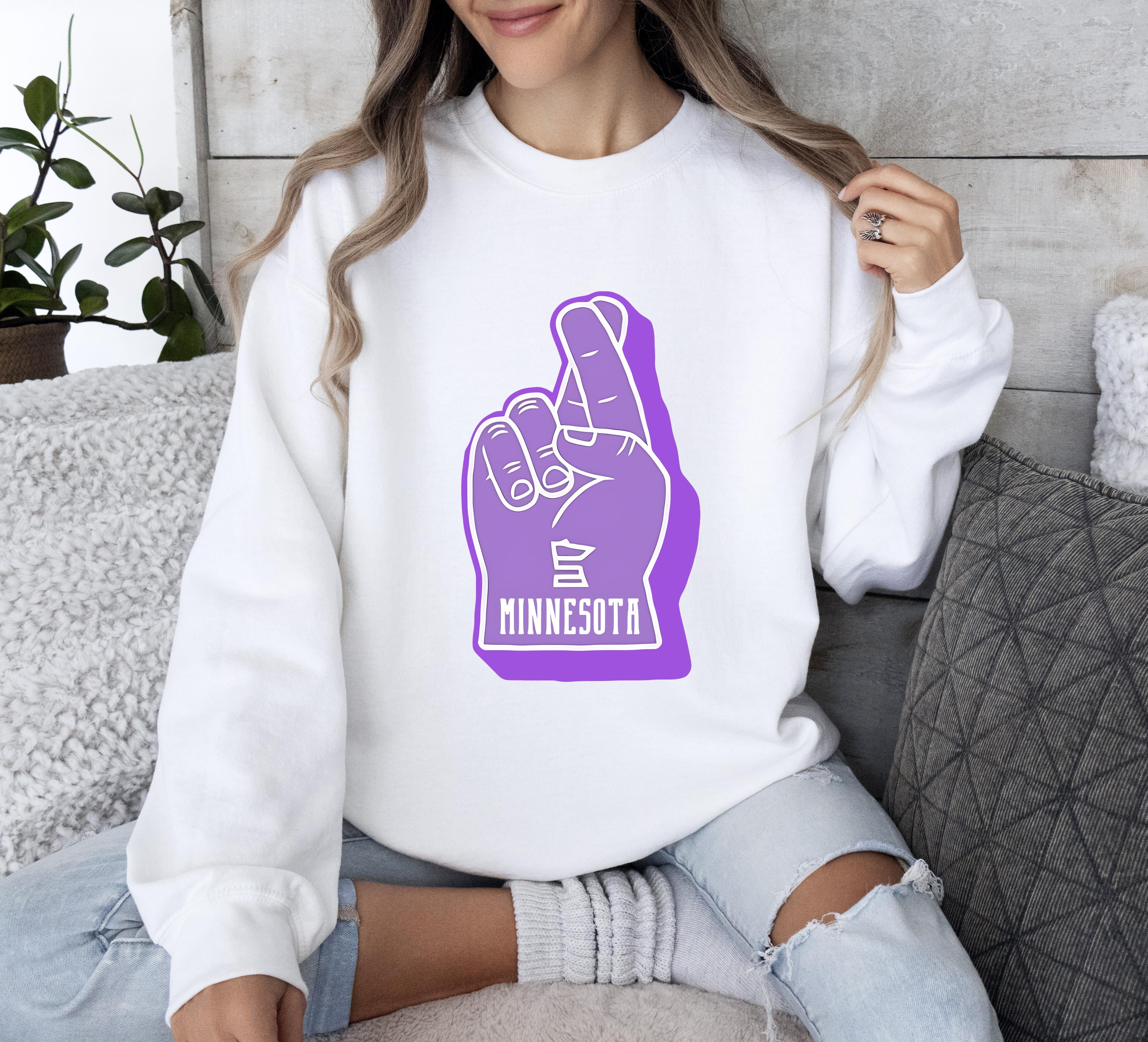 A gift for you, Foam Finger Minnesota Unisex SweatShirt