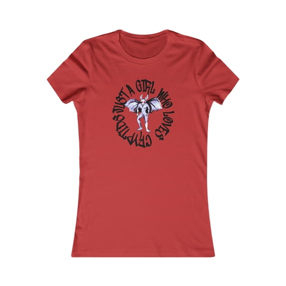 A girl who loves cryptids Mothman Women's Favorite Tee