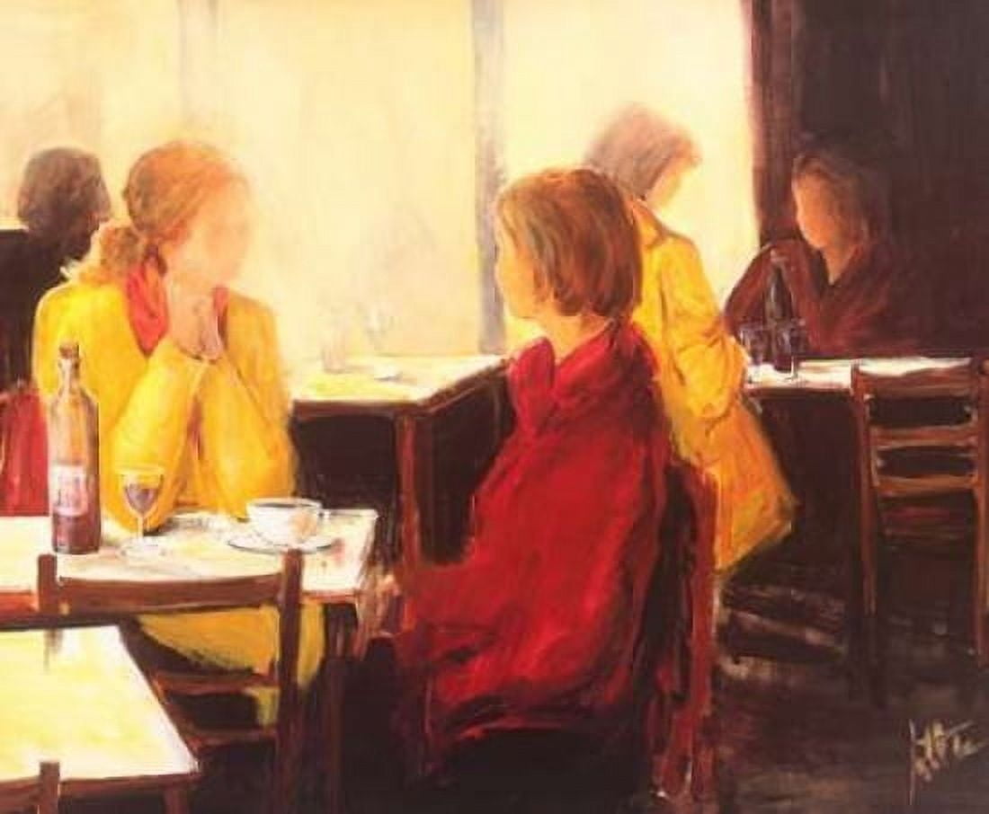 A good conversation I Canvas Art - Jettie Roseboom (20 x 24)