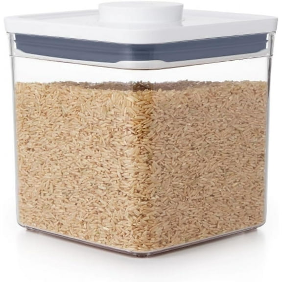 A house of tools Good Grips POP Container - Airtight Food Storage - Big Square Short 2.8 Qt Ideal for 5 lbs of sugar, cookies or crackers