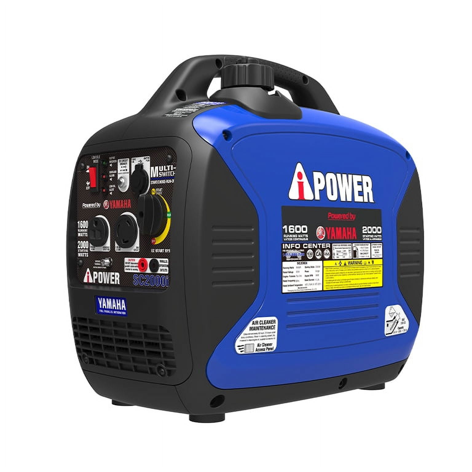 A-iPower 2000-Watt Gas Powered Inverter Generator Powered by Yamaha Engine