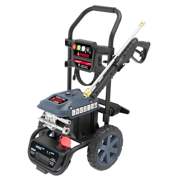 A-iPower 3000 PSI at 1.1 GPM 15 Amps 120 V Corded Electric Pressure Washer with 5 QC Nozzles