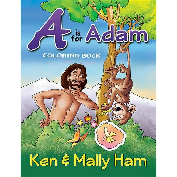 A is for Adam Coloring Book, (Paperback)