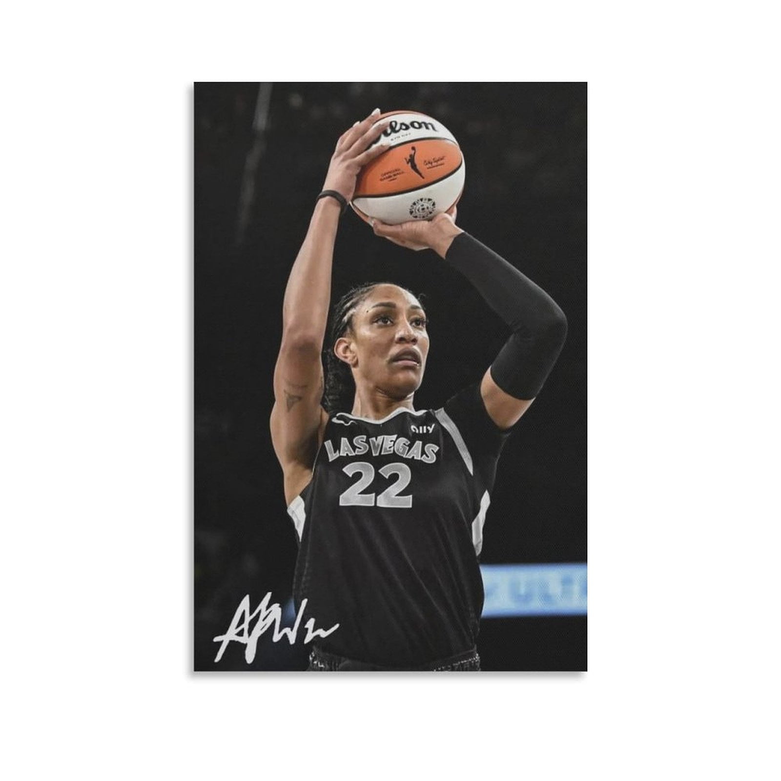 A'ja Wilson Canvas Poster Picture Print Canvas Poster Wall Paint Art — free download