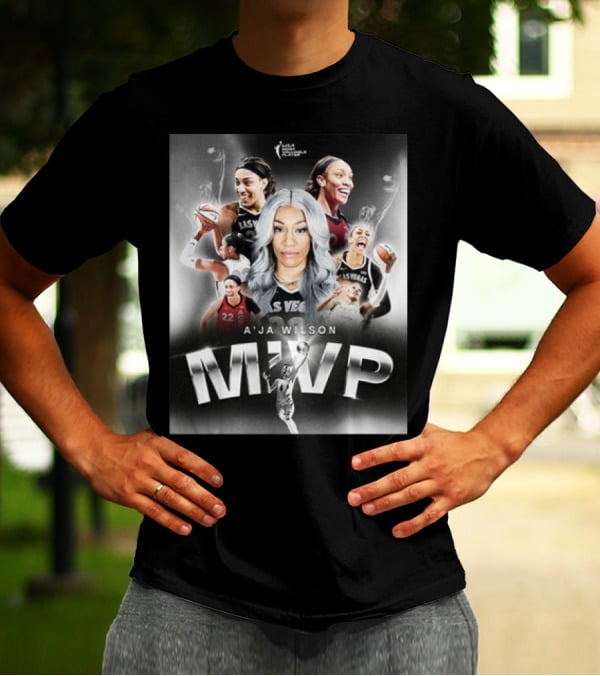 A’ja Wilson Las Vegas Aces 2024 WNBA MVP TShirt up to size 4XL