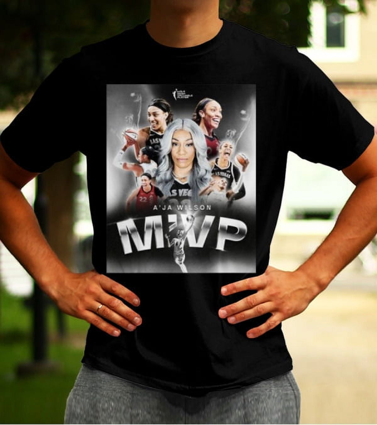 A’ja Wilson Las Vegas Aces 2024 WNBA MVP TShirt up to size 4XL