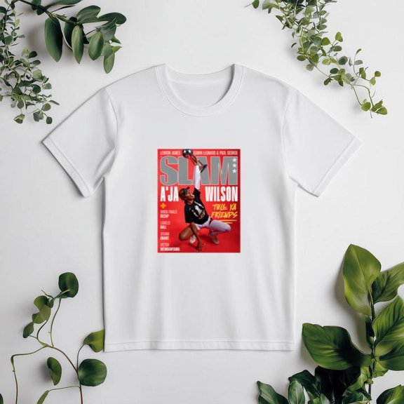 A'ja Wilson Las Vegas Aces WNBA Slam Magazine Cover Fan Art Unisex tee V50695, for men & women, up to size 5XL