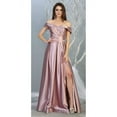 thumbnail image 1 of A-line Metallic Formal Unique Dress, 1 of 4