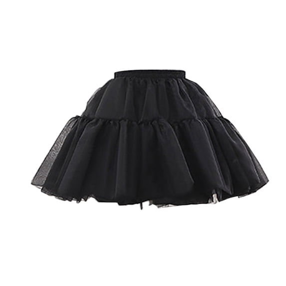 A-line Petticoat Crinoline Slips Wedding Accessories Short Organza Tutu Skirt 50s Vintage Underskirt Multi Layers