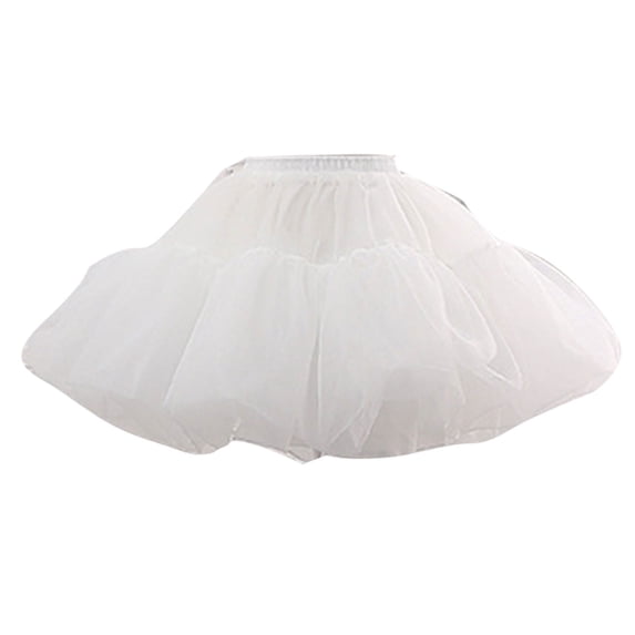 A-line Petticoat Crinoline Slips Wedding Accessories Short Organza Tutu Skirt 50s Vintage Underskirt Multi Layers