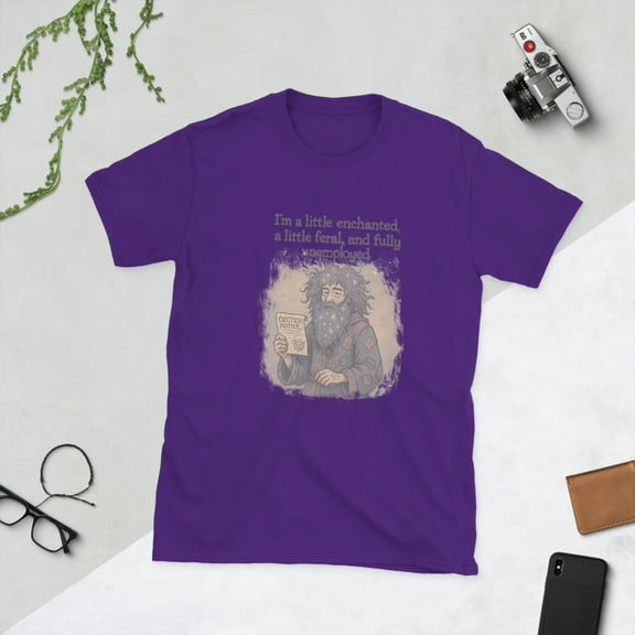 A little Feral Tshirt (Purple, 3XL)