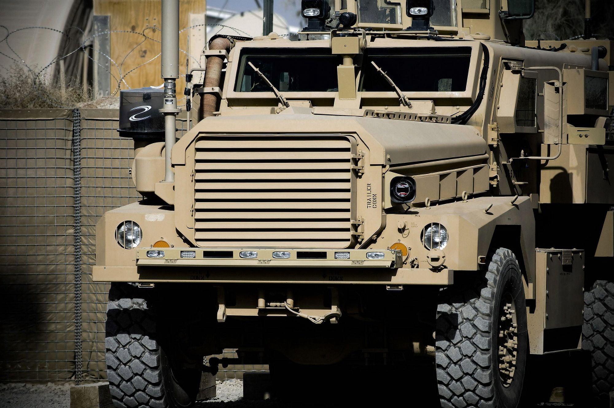 A mine-resistant ambush-protected vehicle Canvas Art - Stocktrek Images (34 x 23)