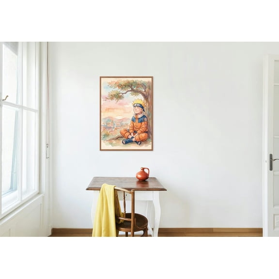 A moment of stillness in Naruto Uzumaki | Poster print 8x12 UNFRAMED