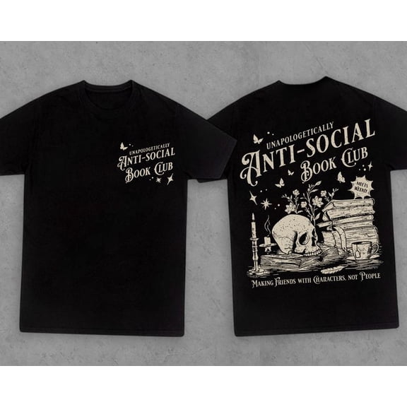 A.n.t.i-social Book Club Unisex T-Shirt