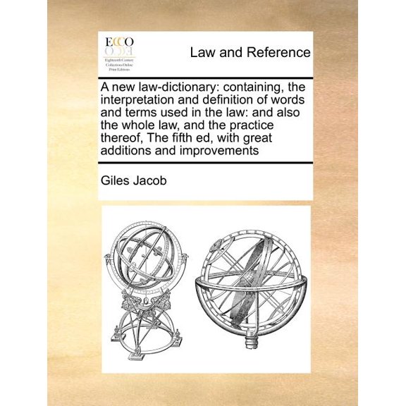 A new law-dictionary (Paperback)