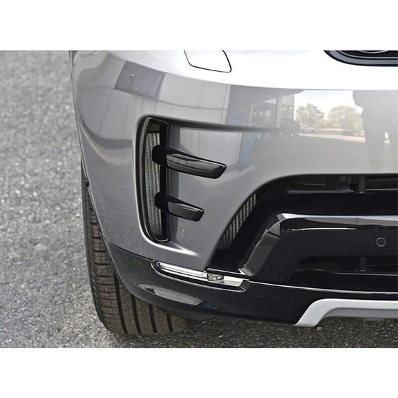 A pair of front bumper grille vent decorations suitable for Land Rover Discovery 5 L462 2017-2019-